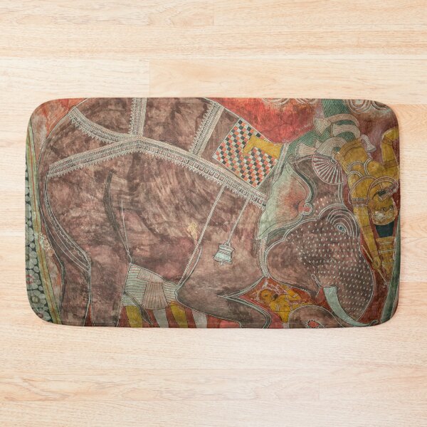 Item preview, Ancient Buddhist Elephant mural designed and sold by Photopat.