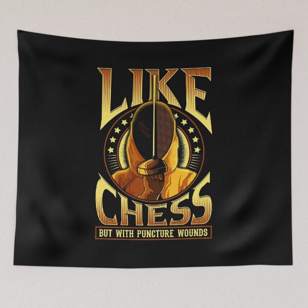Item preview, Like Chess But With Puncture Wounds Funny Fencing designed and sold by perfectpresents.