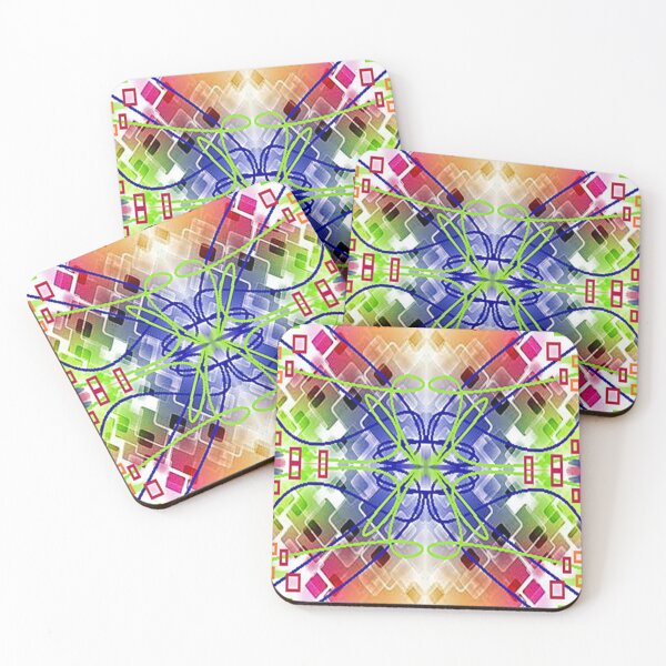 Item preview, Squares  , psychedelic Arte Abstracto, abstract art design designed and sold by Adri Barnard.