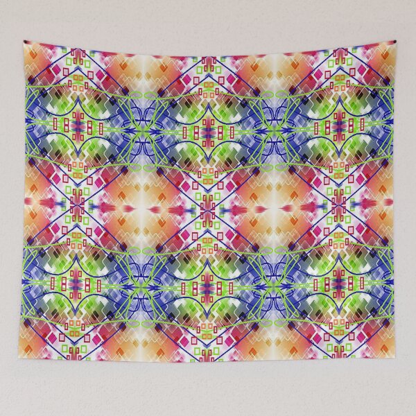 Item preview, Squares  , psychedelic Arte Abstracto, abstract art design designed and sold by Adri Barnard.