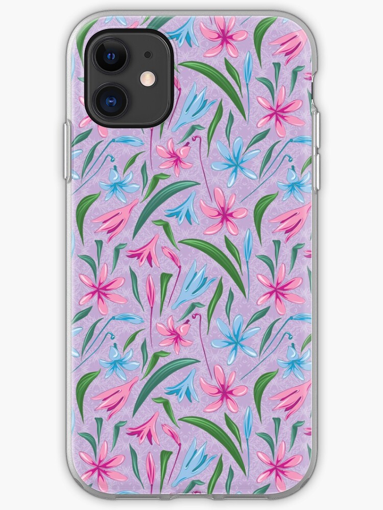Thumbnail 1 of 5, iPhone Case, Delicate floral prints on designed and sold by starchim01.