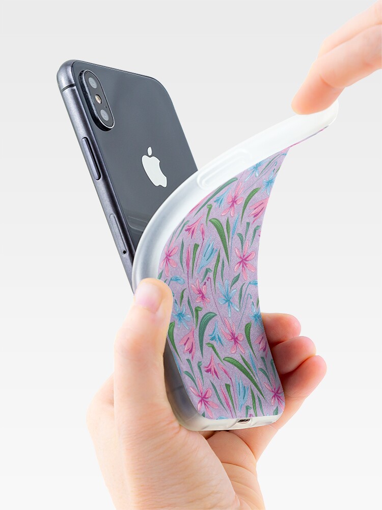 Thumbnail 4 of 5, iPhone Case, Delicate floral prints on designed and sold by starchim01.