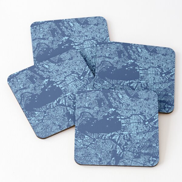 Item preview, Cities: Berlin, midnight blue designed and sold by helenmakesmaps.