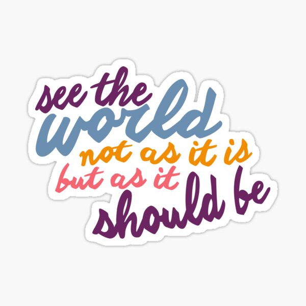 See The World #2 Sticker