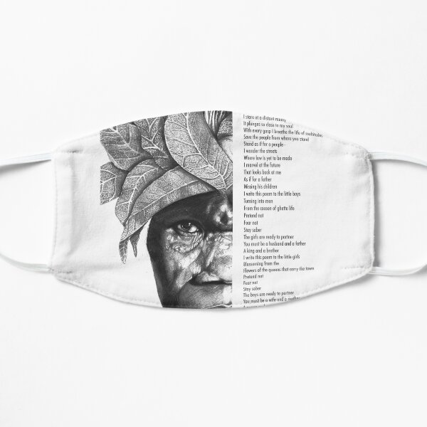 An Ode To My Township Flat Mask