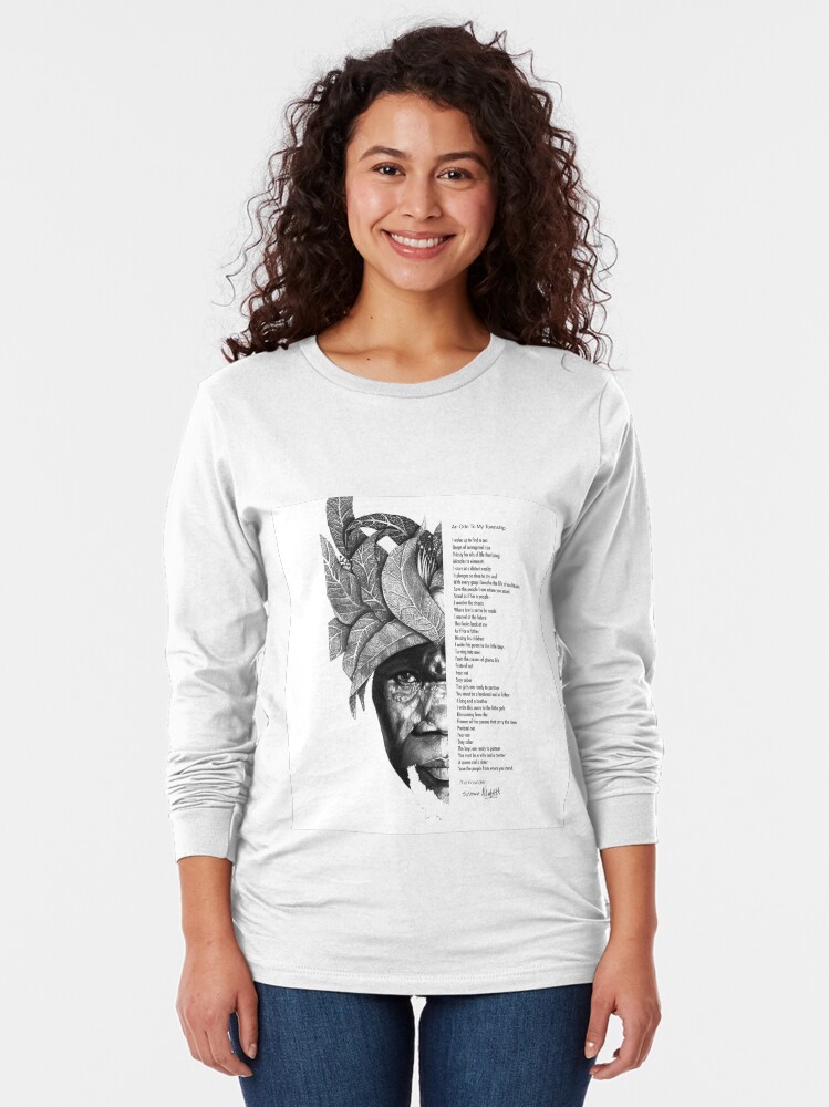 Thumbnail 2 of 5, Long Sleeve T-Shirt, An Ode To My Township designed and sold by Maboneng.