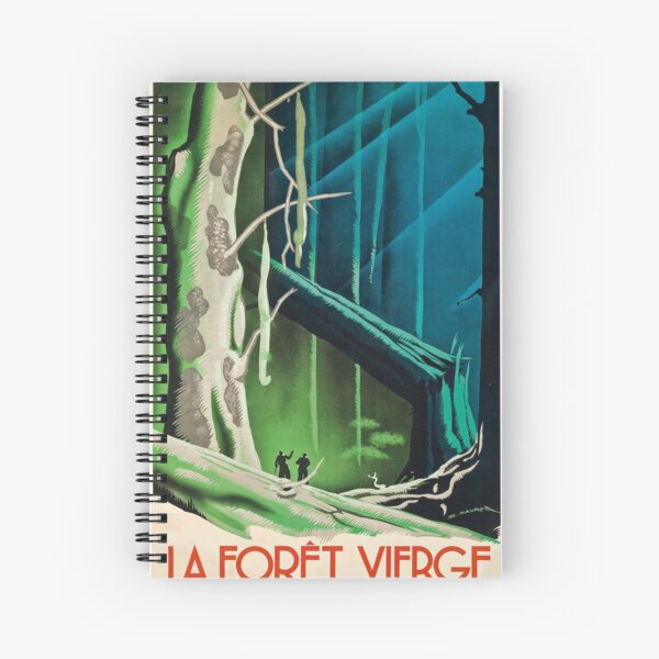 Aperçu de l'œuvre La Foret Vierge affiche vintage créée et vendue par stickart-marek.