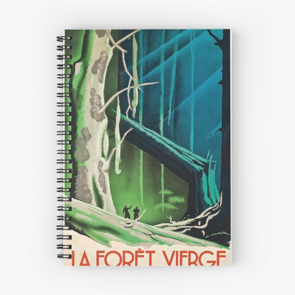 Item preview, La Foret Vierge vintage travel poster designed and sold by stickart-marek.
