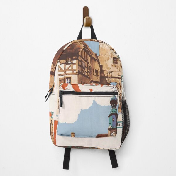 Item preview, Rothenburg vintage travel poster designed and sold by stickart-marek.