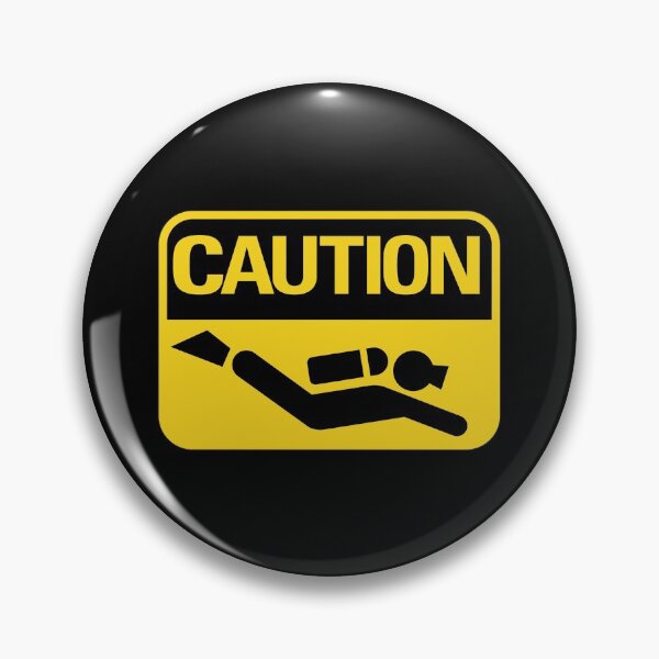 Item preview, Caution Diver Crossing Sign designed and sold by Narkosis.