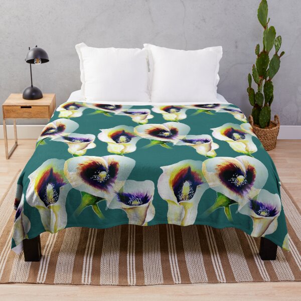 Item preview, Watercolor Calla Lilies in Vivid Multicolored Style designed and sold by Nisuris.