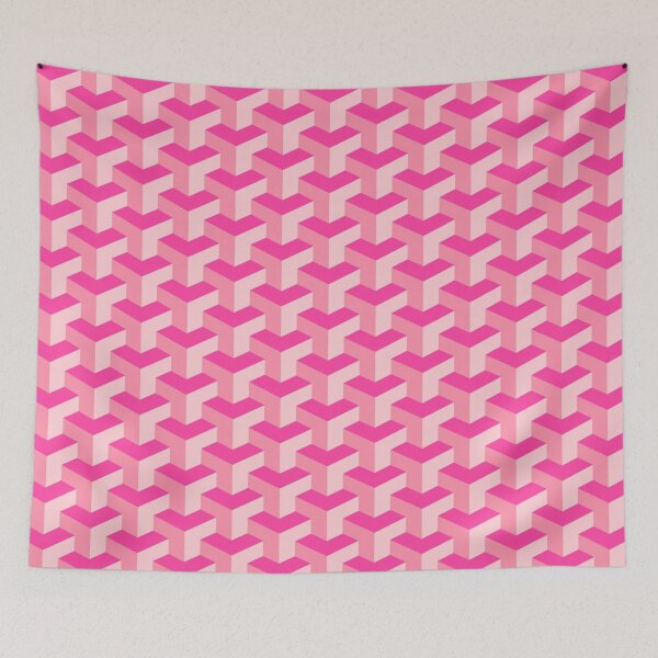 Item preview, Pink Abstract Geometric Pattern designed and sold by quarantine81.