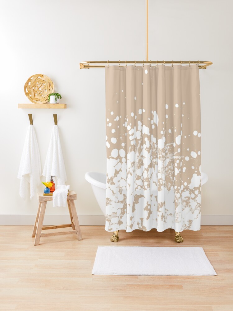 Details about   Ombre Shower Curtain Rainbow Grunge Print for Bathroom 