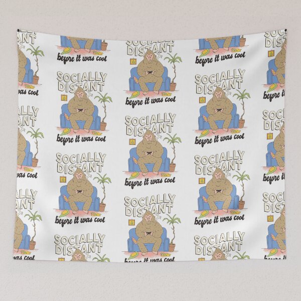 Item preview, Socially Distant Before It Was Cool designed and sold by BadJokesClub.
