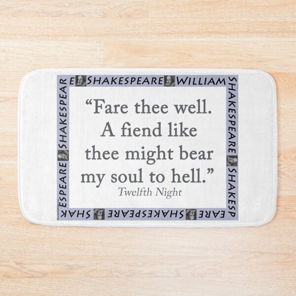Item preview, Fare Thee Well A fiend - Shakespeare designed and sold by CrankyOldDude.