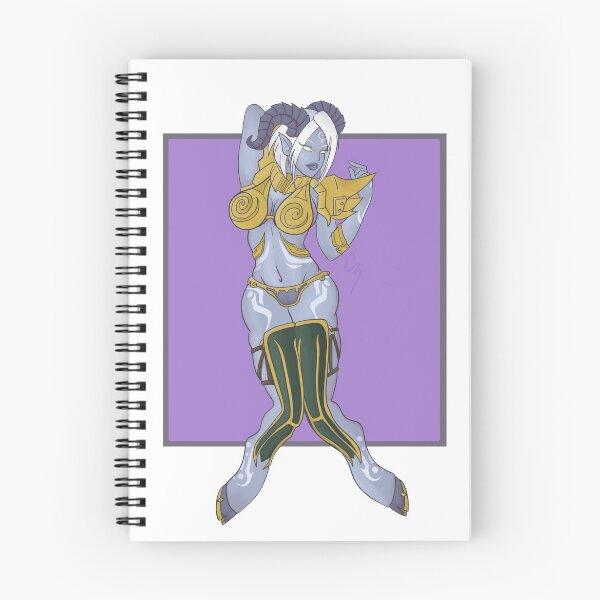 Item preview, Draenei Pin Up designed and sold by Wintersfrozen.