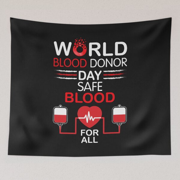 Item preview, World Blood Donor Day Safe Blood For All designed and sold by ShirtStar0815.