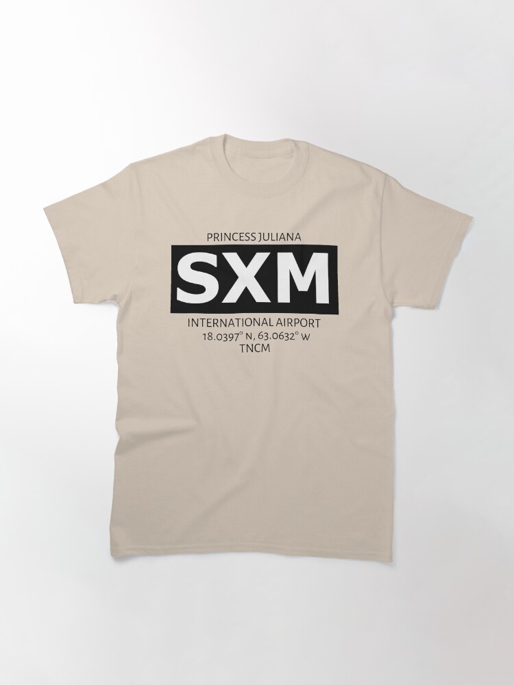 Alternate view of Princess Juliana International Airport SXM Classic T-Shirt