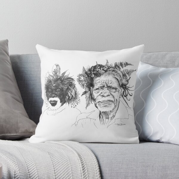 The Great Sunmen - By Siphiwe Ngwenya Throw Pillow
