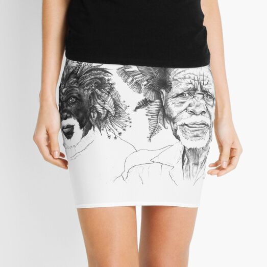 The Great Sunmen - By Siphiwe Ngwenya Mini Skirt