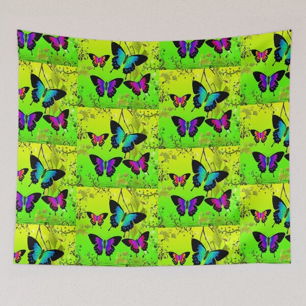 Item preview, Sophisticated Whimsical Vivid Eclectic Butterflies Wings designed and sold by Nisuris.