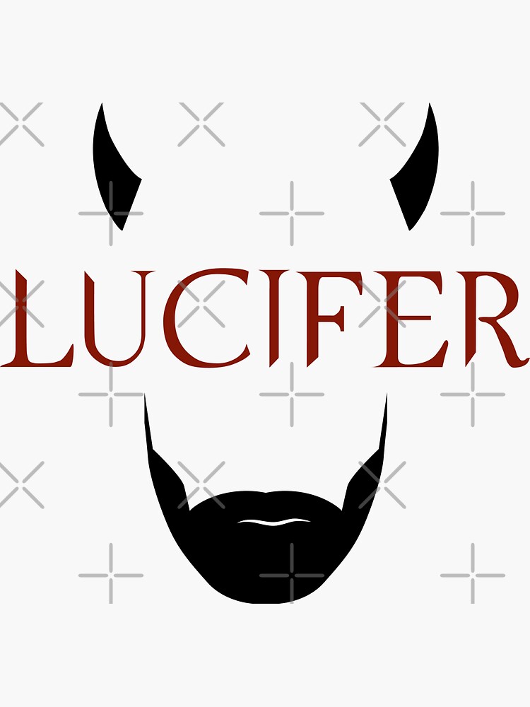 Lucifer Logo Sticker By Ade Datt Redbubble