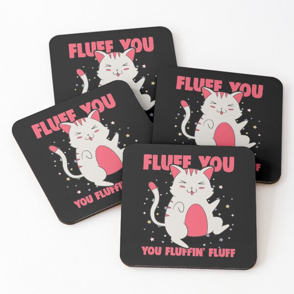 Item preview, Fluff You You Fluffin Fluff Amime Chibi Cat designed and sold by T-Junkie.