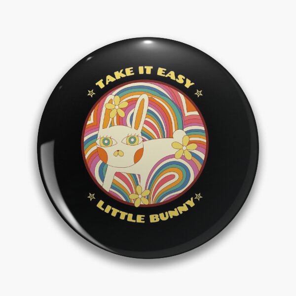 Item preview, Take It Easy Little Bunny Patch designed and sold by joabaj.