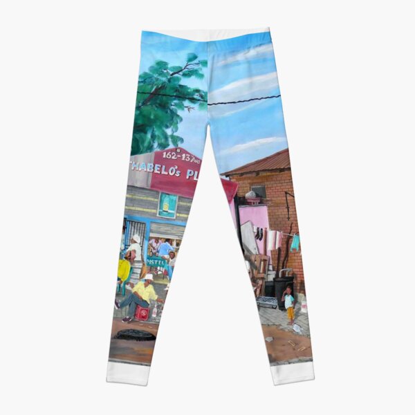 Tommy Machaba - Over at the Shebeen Leggings