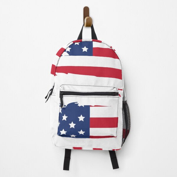 Item preview, American Flag The United States brush stroke background tshirts designed and sold by Arabic Ink Studio.