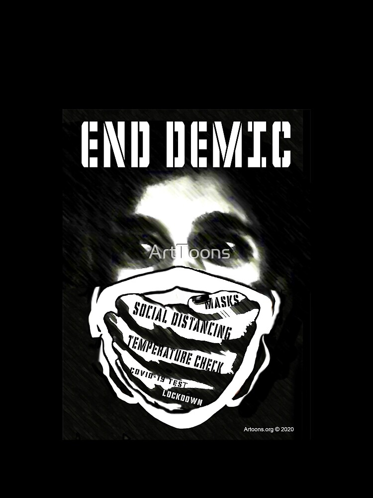 Thumbnail 5 of 5, Graphic T-Shirt, End Demic designed and sold by ArtToons.