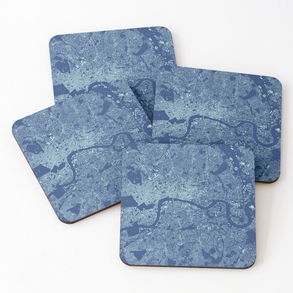 Item preview, Cities: London, midnight blue designed and sold by helenmakesmaps.