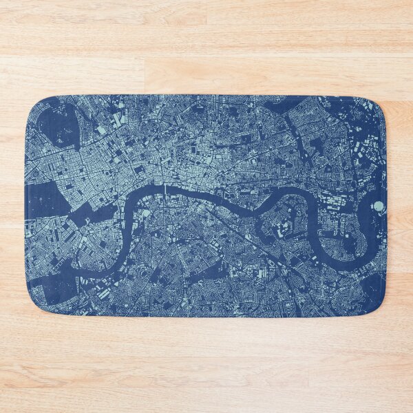 Item preview, Cities: London, midnight blue designed and sold by helenmakesmaps.