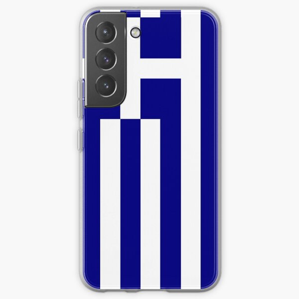 Greek National Flag On Shirts Bags And Gadgets Samsung Galaxy Soft Case