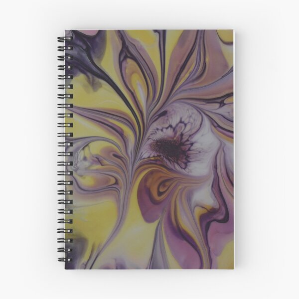 Item preview,  bold lines in different violet and lilac tones play around the sunny yellow in a particularly elegant way. designed and sold by SusannePasset.