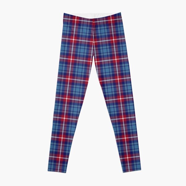 Jessie Plus Size Red Tartan Print Full Leggings 16-26 - Plus Size Palazzo/ Leggings - Plus Sizes