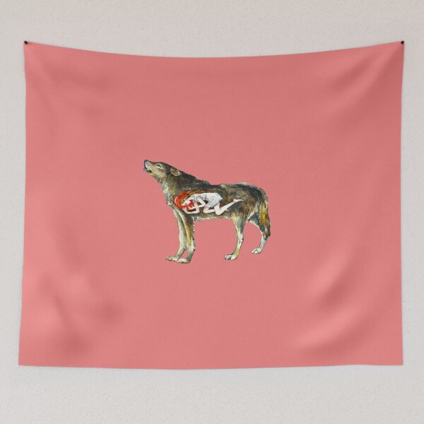 Item preview, Loving wolf. Longs for a loved one. Wolf print. designed and sold by Elena Reutova.