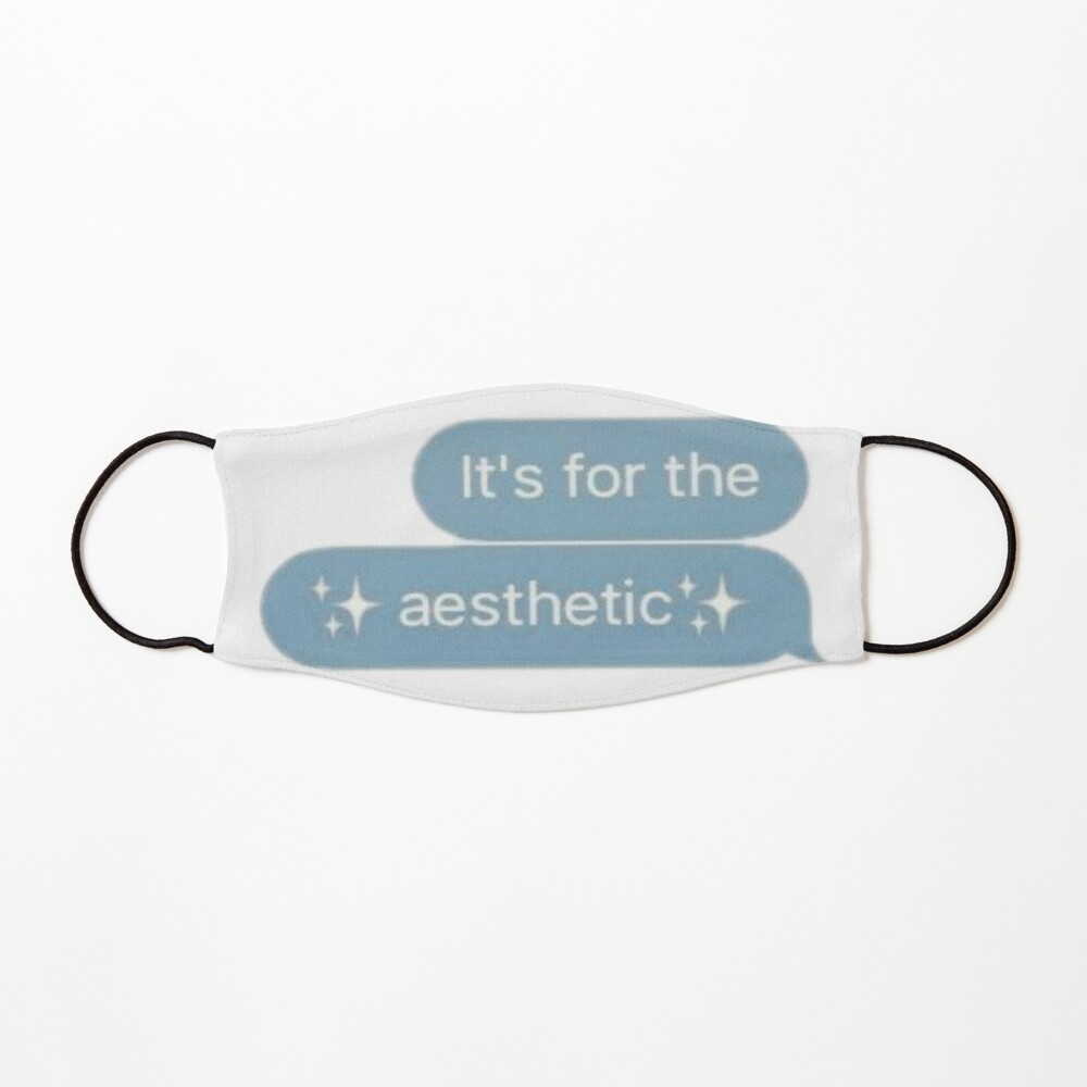 It S For The Aesthetic Mask By Rosebaby Redbubble - aesthetic setting aesthetic roblox icon cute