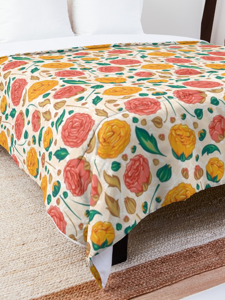 Alternate view of Floral pattern on Comforter