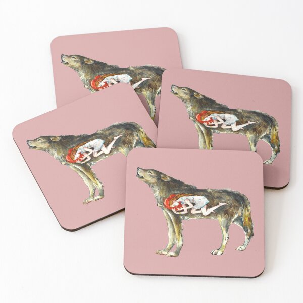 Item preview, Loving wolf. Longs for a loved one. Wolf print. designed and sold by Elena Reutova.