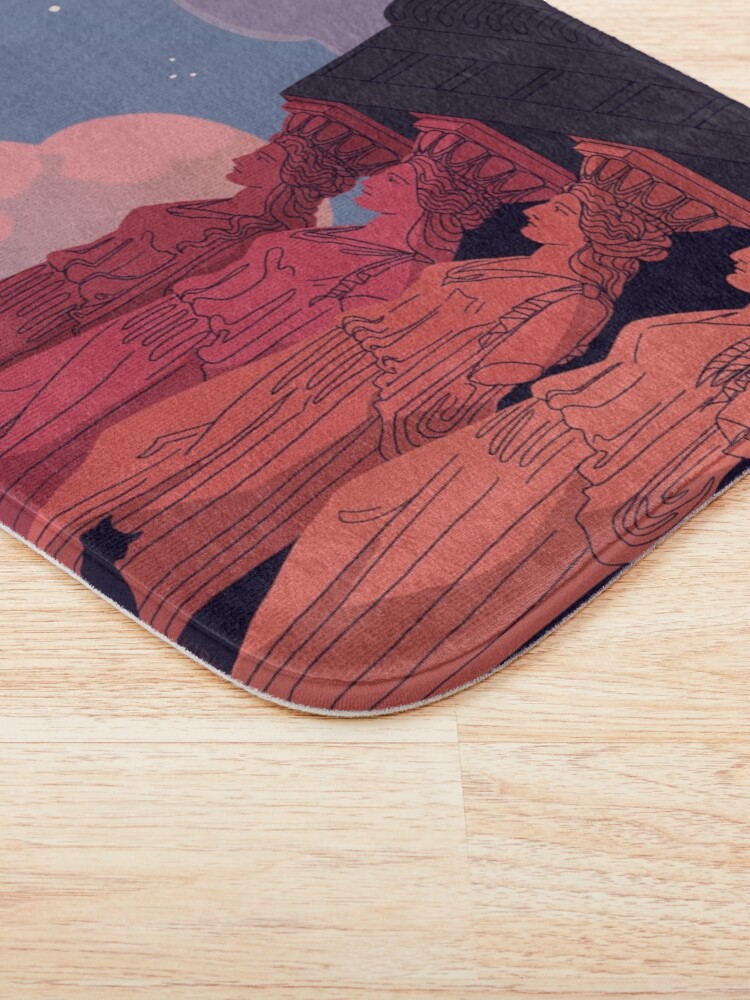 Alternate view of Caryatids at Dusk Bath Mat