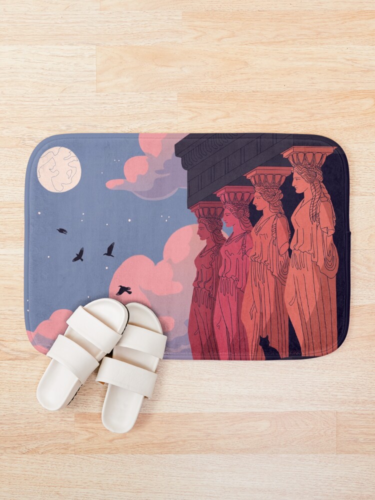 Alternate view of Caryatids at Dusk Bath Mat