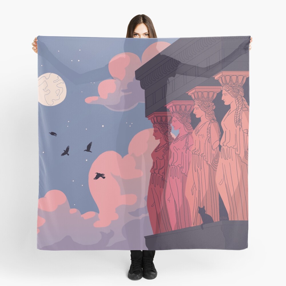 Caryatids at Dusk Scarf