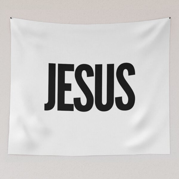 Item preview, Jesus in Black Bold and Big Letters  designed and sold by bugtalk.