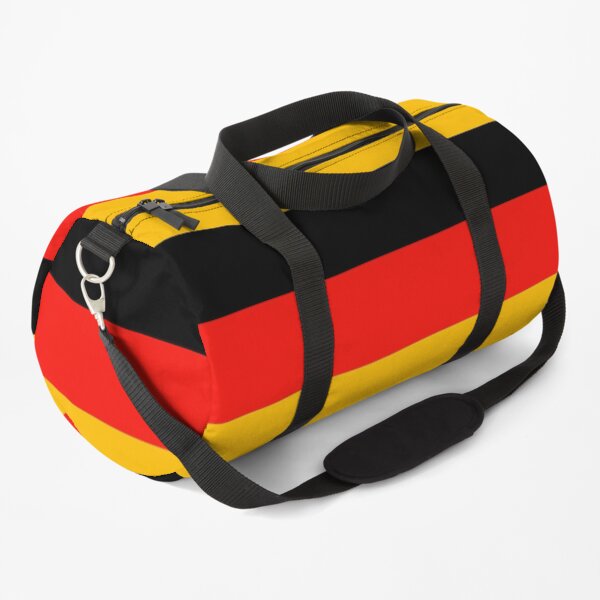 German National Flag On Shirts Bags And Gadgets Duffle Bag
