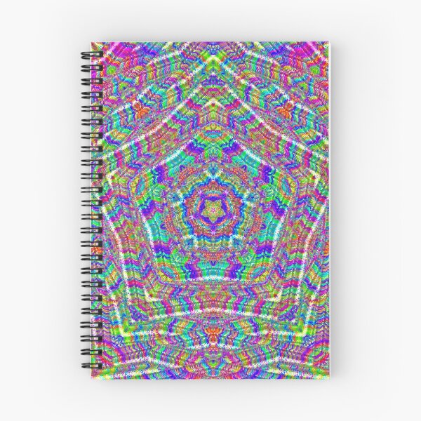 Item preview, Rainbow Psychedelic Abstract Mandala Pattern designed and sold by RiaBubble.