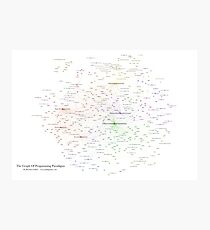 The Graph of Programming Paradigms Fotodruck