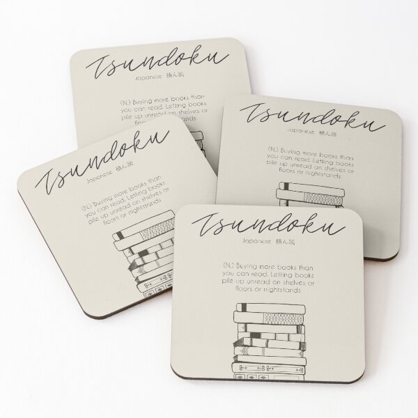 Item preview, Japanese  Reading Tsundoku Meaning  designed and sold by pagesandinkshop.