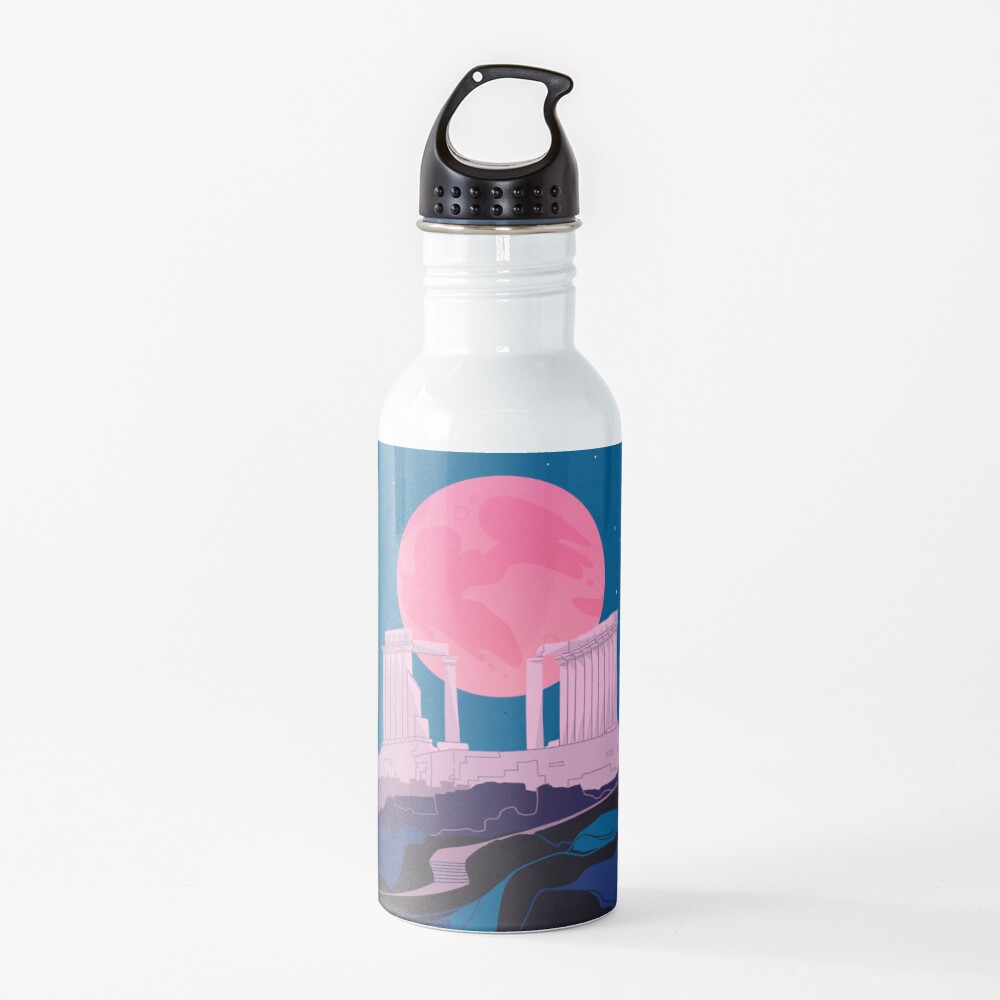 Temple of Poseidon at Sounion Water Bottle