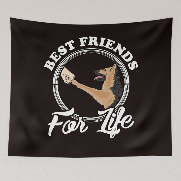 Item preview, German Shepherd Lover Design "Best Friends For Life" designed and sold by adsman68.